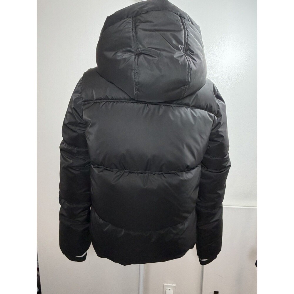 Spyder Womens Black Puffer Ski Jacket Hooded Insulated Water Resistant S - Picture 3 of 11